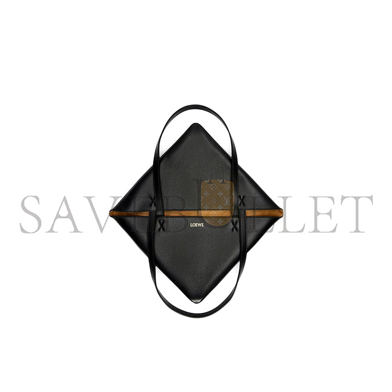 L0ew* medium puzzle fold tote in shiny calfskin a657g50x01-1100 (31.5*25.5*14.5cm)